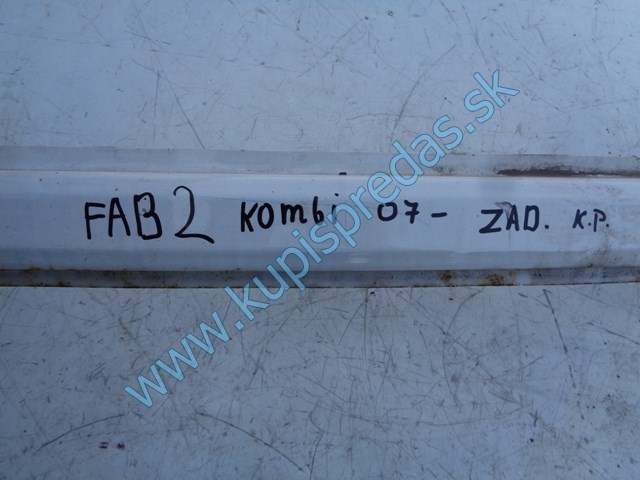 zadná výstuha nárazníka na škodu fábiu 2 kombi, 